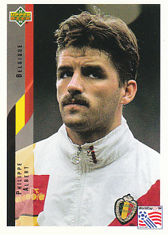 Philippe Albert Belgium Upper Deck World Cup 1994 Eng/Ita #83